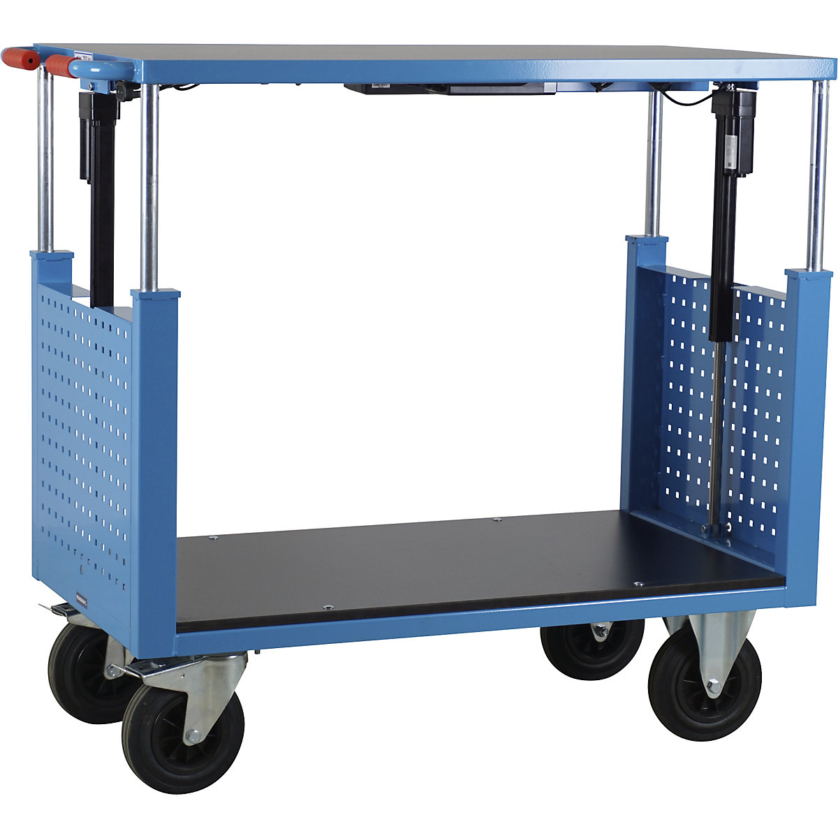 Chariot de montage, réglable en hauteur électriquement – eurokraft pro (Illustration du produit 3)-2