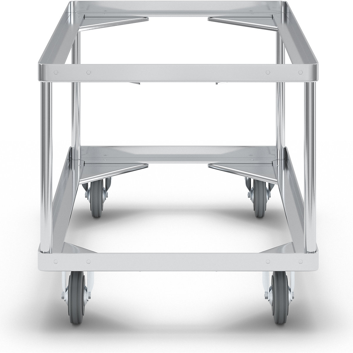 Plateau roulant en aluminium, hauteur de chargement 440 mm – Gmöhling (Illustration du produit 5)-4