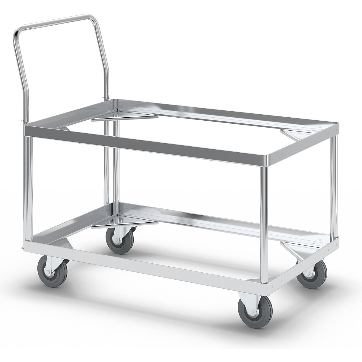 Plateau roulant en aluminium, hauteur de chargement 440 mm – Gmöhling (Illustration du produit 7)-6