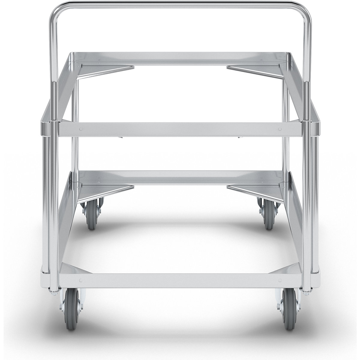 Plateau roulant en aluminium, hauteur de chargement 440 mm – Gmöhling (Illustration du produit 4)-3