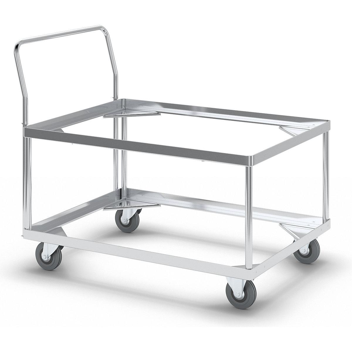 Plateau roulant en aluminium, hauteur de chargement 440 mm – Gmöhling (Illustration du produit 7)-6