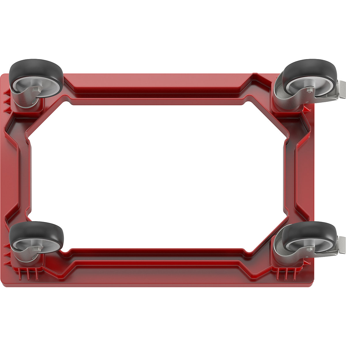 Plateau roulant professionnel, 600 x 400 mm – eurokraft basic (Illustration du produit 10)-9