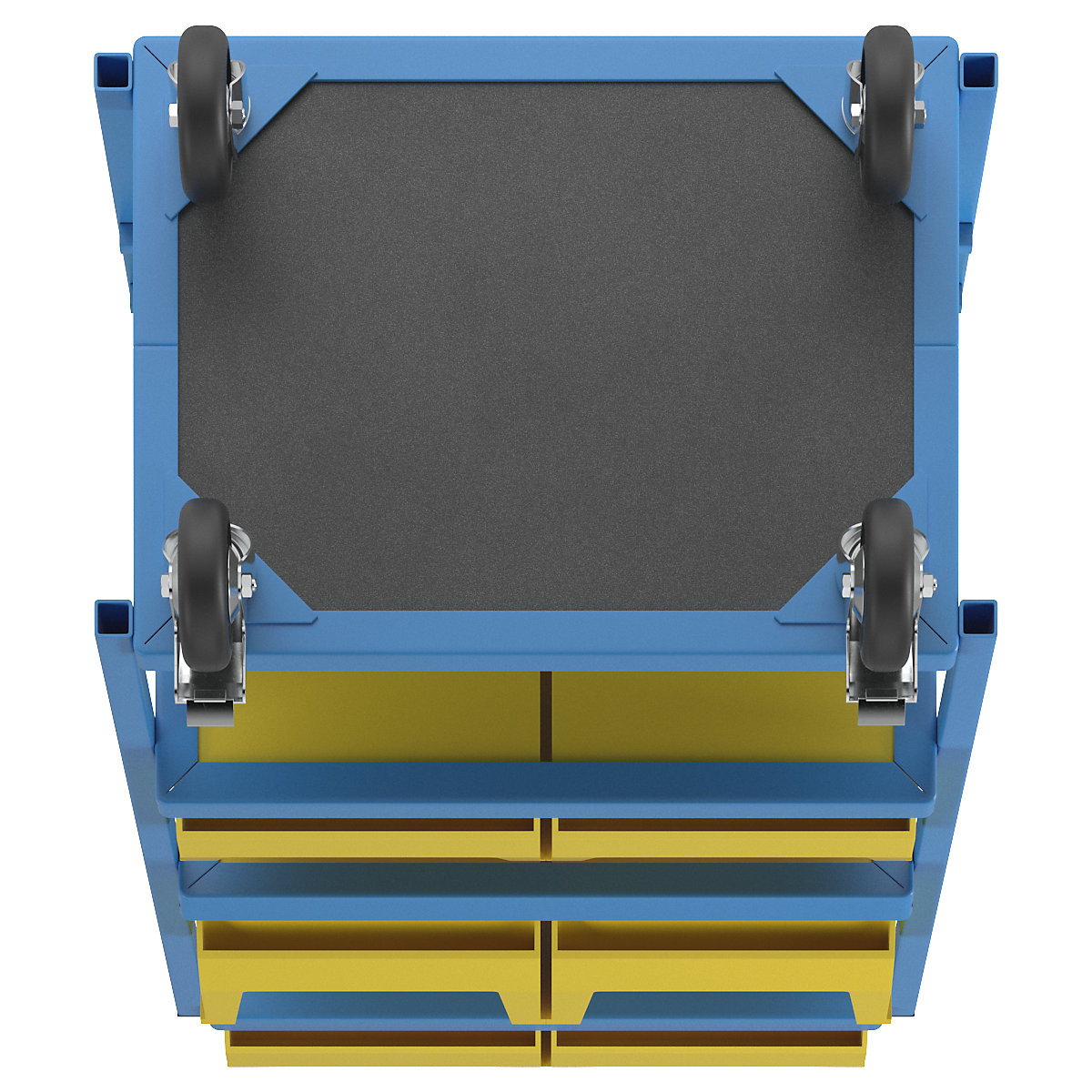 Chariot porte-bacs – eurokraft pro (Illustration du produit 6)-5
