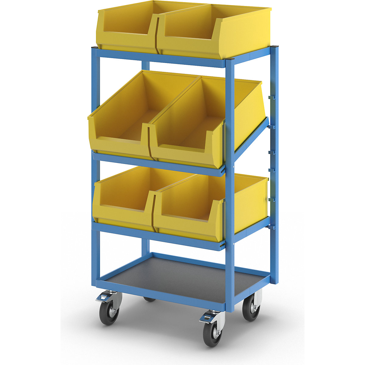 Chariot porte-bacs – eurokraft pro (Illustration du produit 8)-7