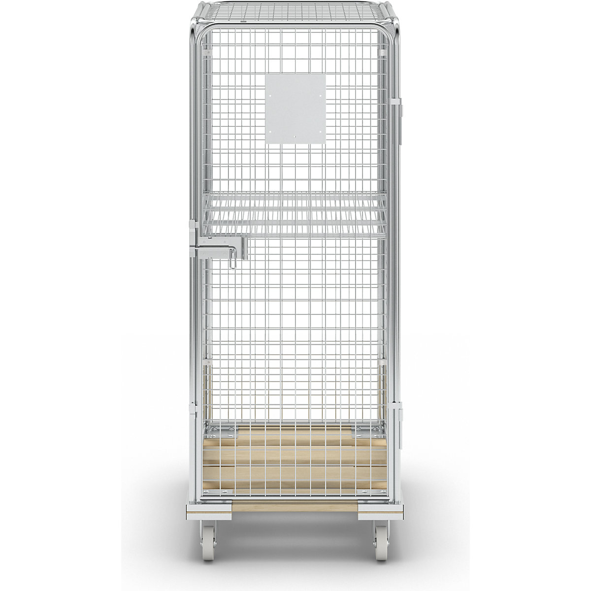 Conteneur antivol en acier avec socle roulant en bois (Illustration du produit 7)-6