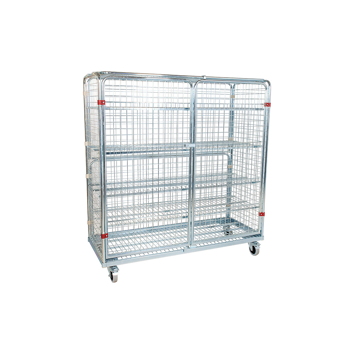 Roll-conteneur en acier avec portes battantes (Illustration du produit 3)-2