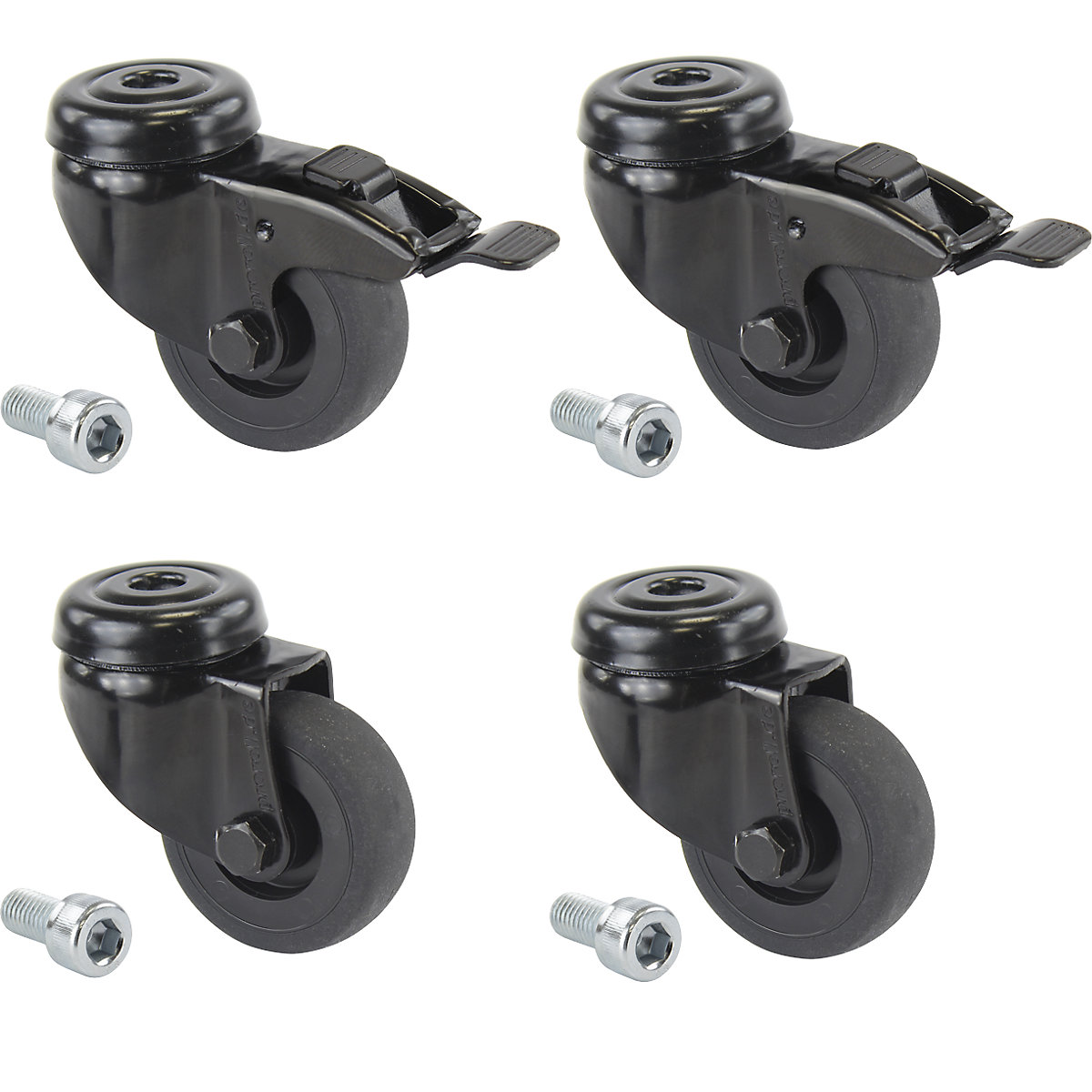 Kit bandage caoutchouc thermoplastique noir avec œil central &ndash; Proroll