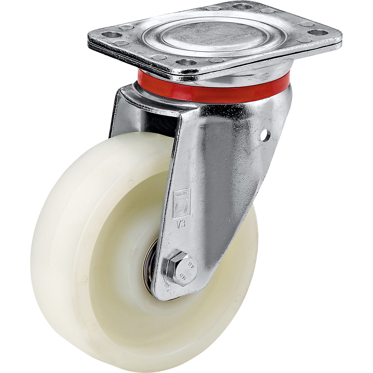 Roue en polyamide, chape en tôle d'acier – Wicke