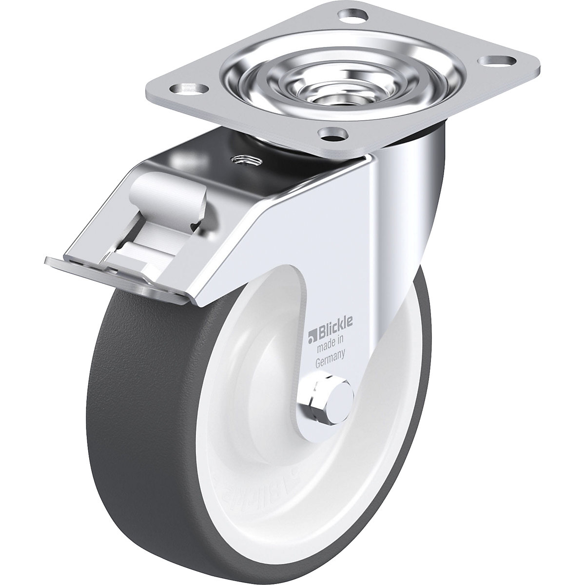 Roulette pivotante en tôle d'acier L-POTH &ndash; Blickle