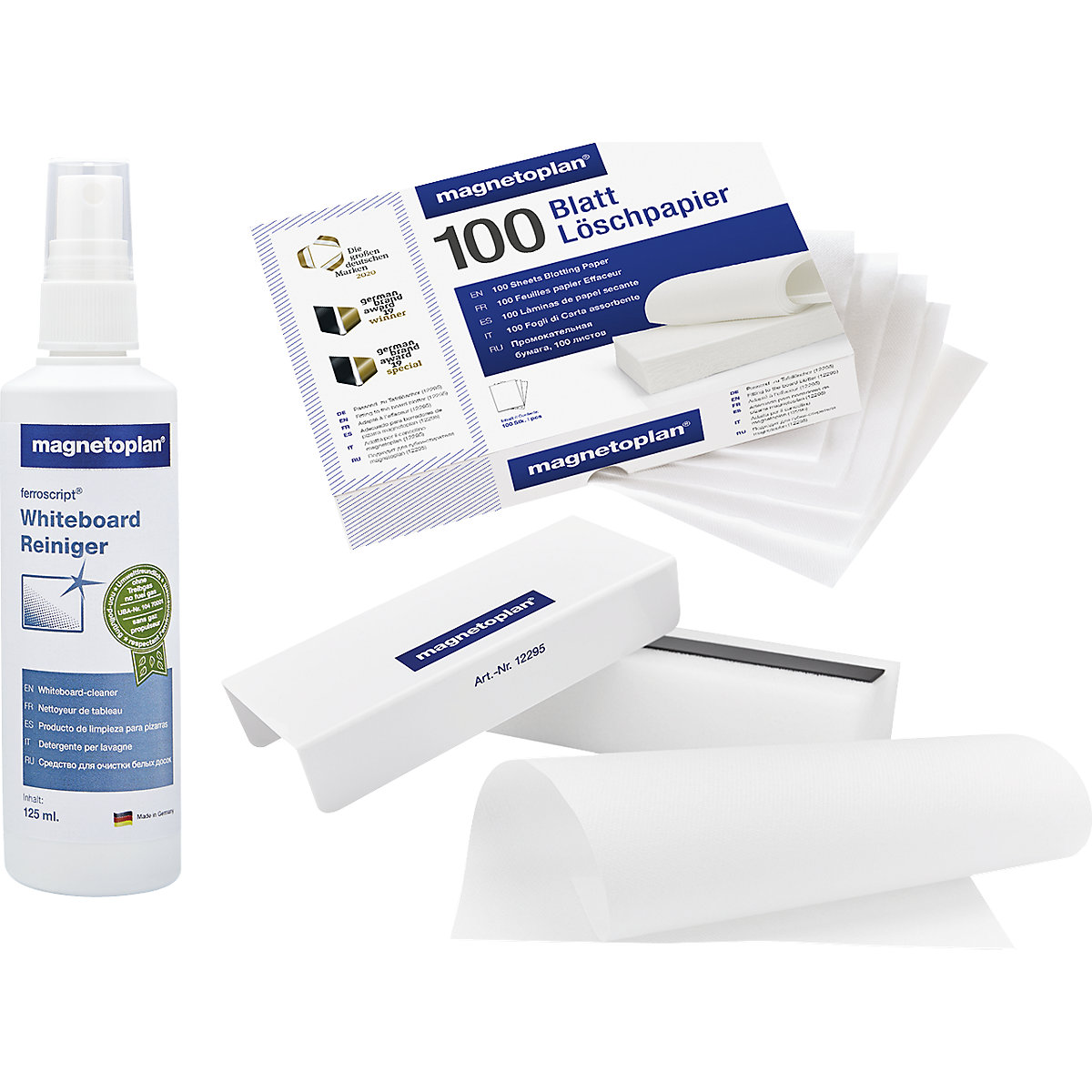 Kit de nettoyage – magnetoplan: pour tableau blanc