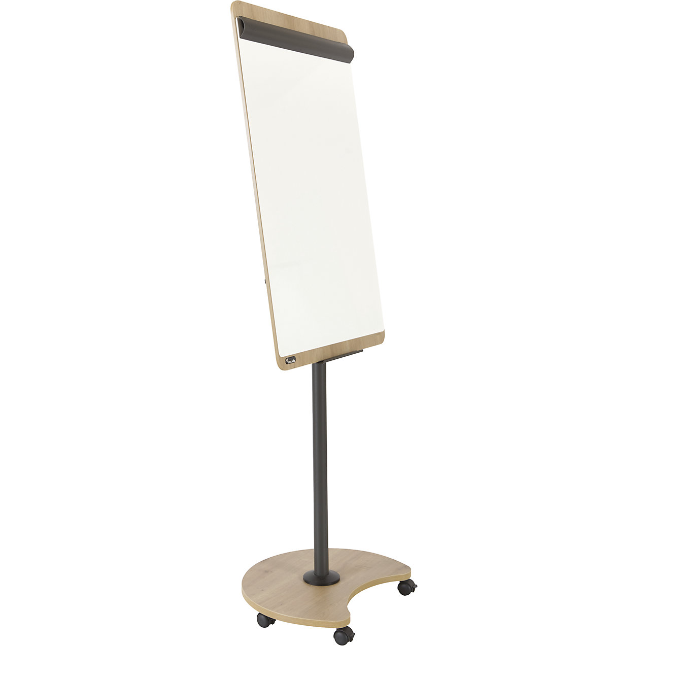 Chevalet De Conférence Bi-Office Flex Noir - Ultra Léger Et Pliable - Hauteur 1.5m