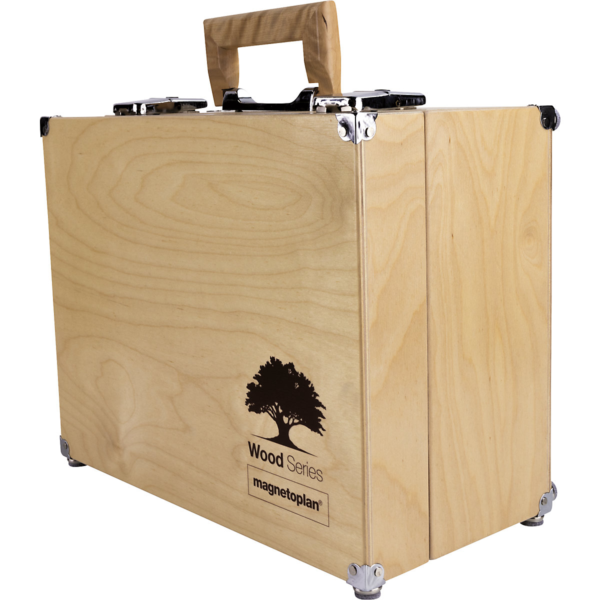 Mallette conférencier Wood Series, bouleau – magnetoplan (Illustration du produit 2)-1