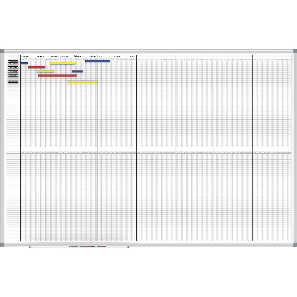 Tableau de planning : choix d'un tableau de planning annuel, tableau de  planning mensuel