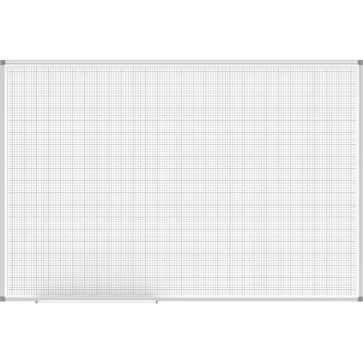 Tableau quadrillé MAULstandard, blanc – MAUL, quadrillage 10 x 10 / 50 x 50 mm, l x h 1500 x 1000 mm-3