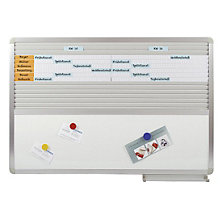 tableau à fiches et tableau blanc