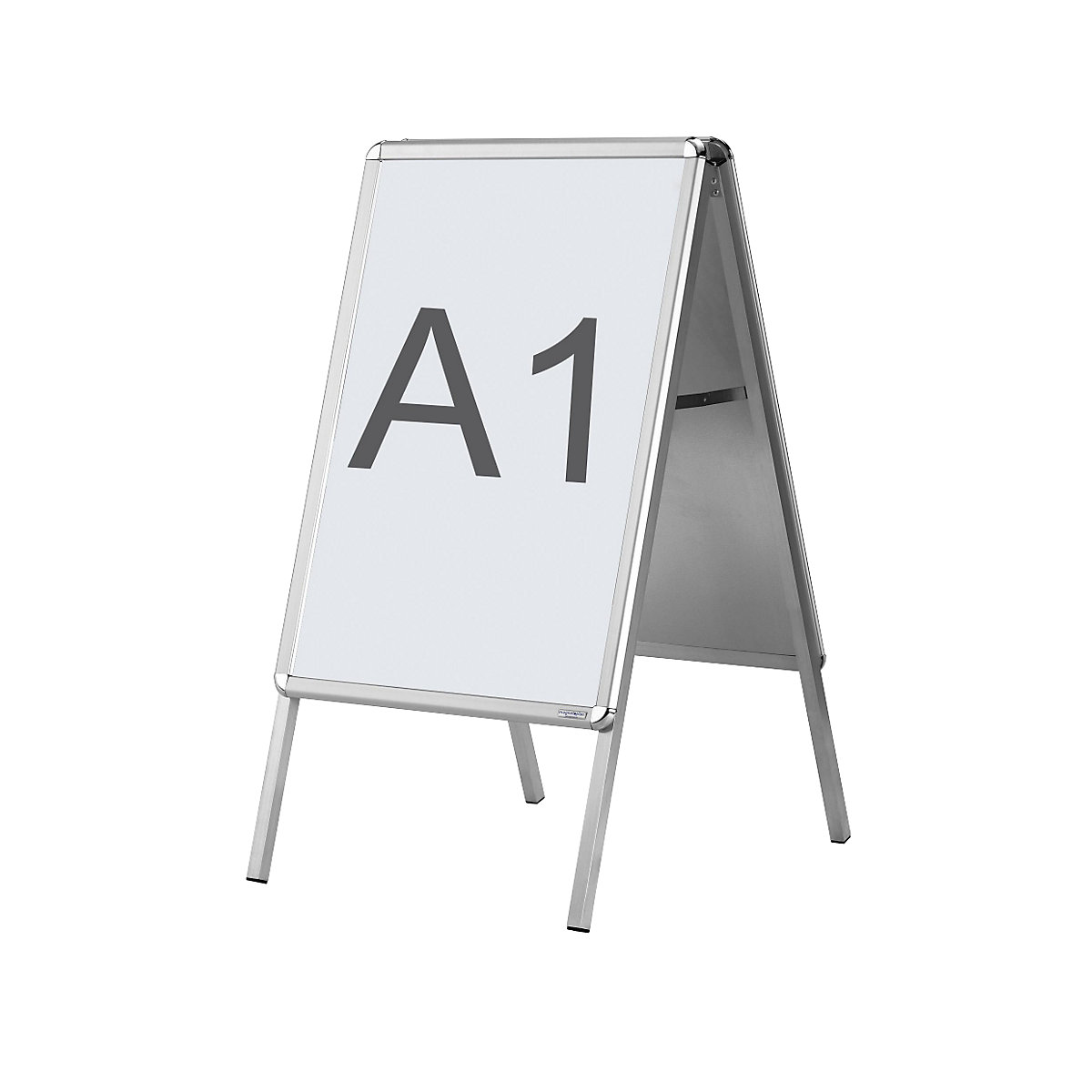 Présentoir publicitaire – magnetoplan, type SP, aluminium, format A1-10