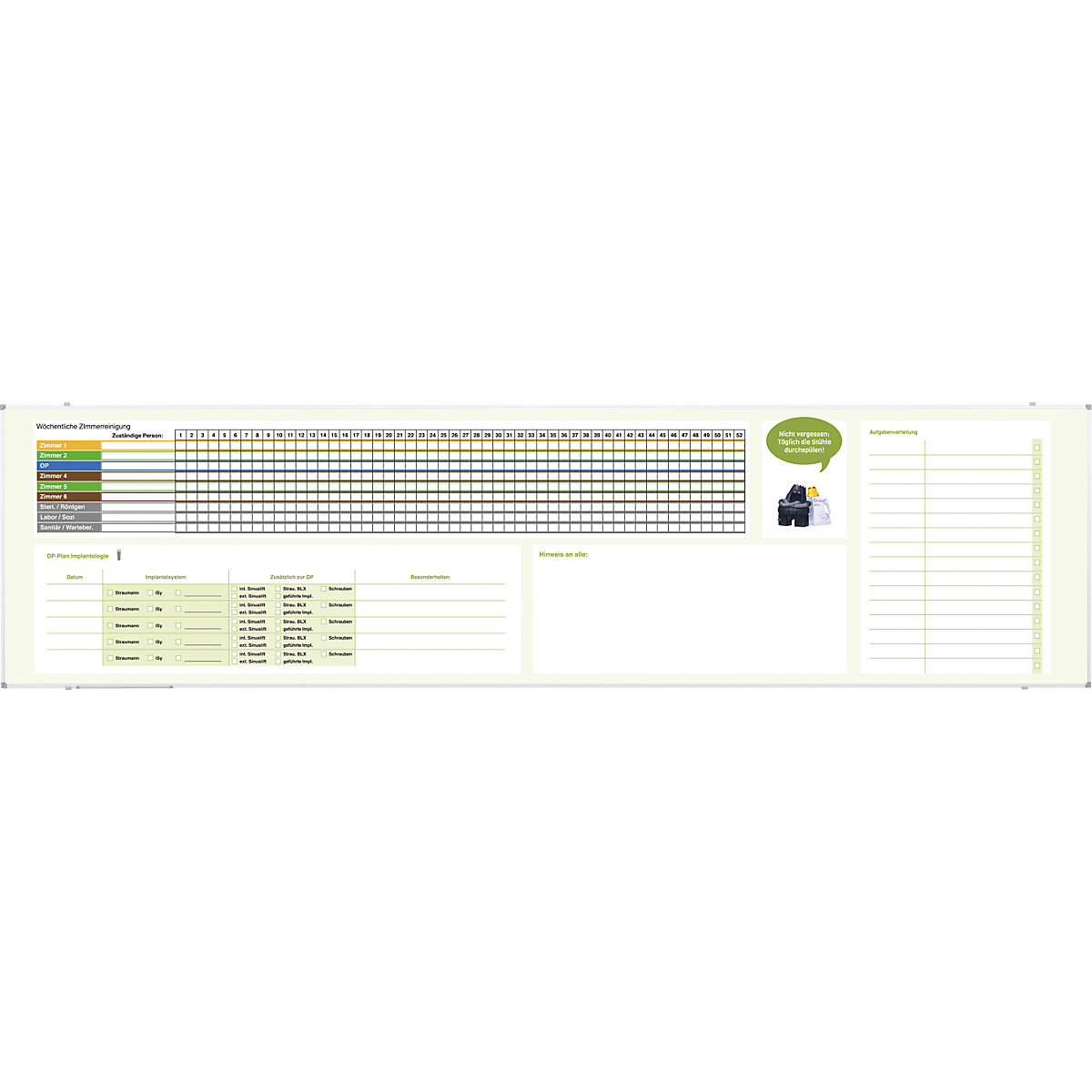 Tableau blanc à impression personnalisée – eurokraft pro (Illustration du produit 11)-10