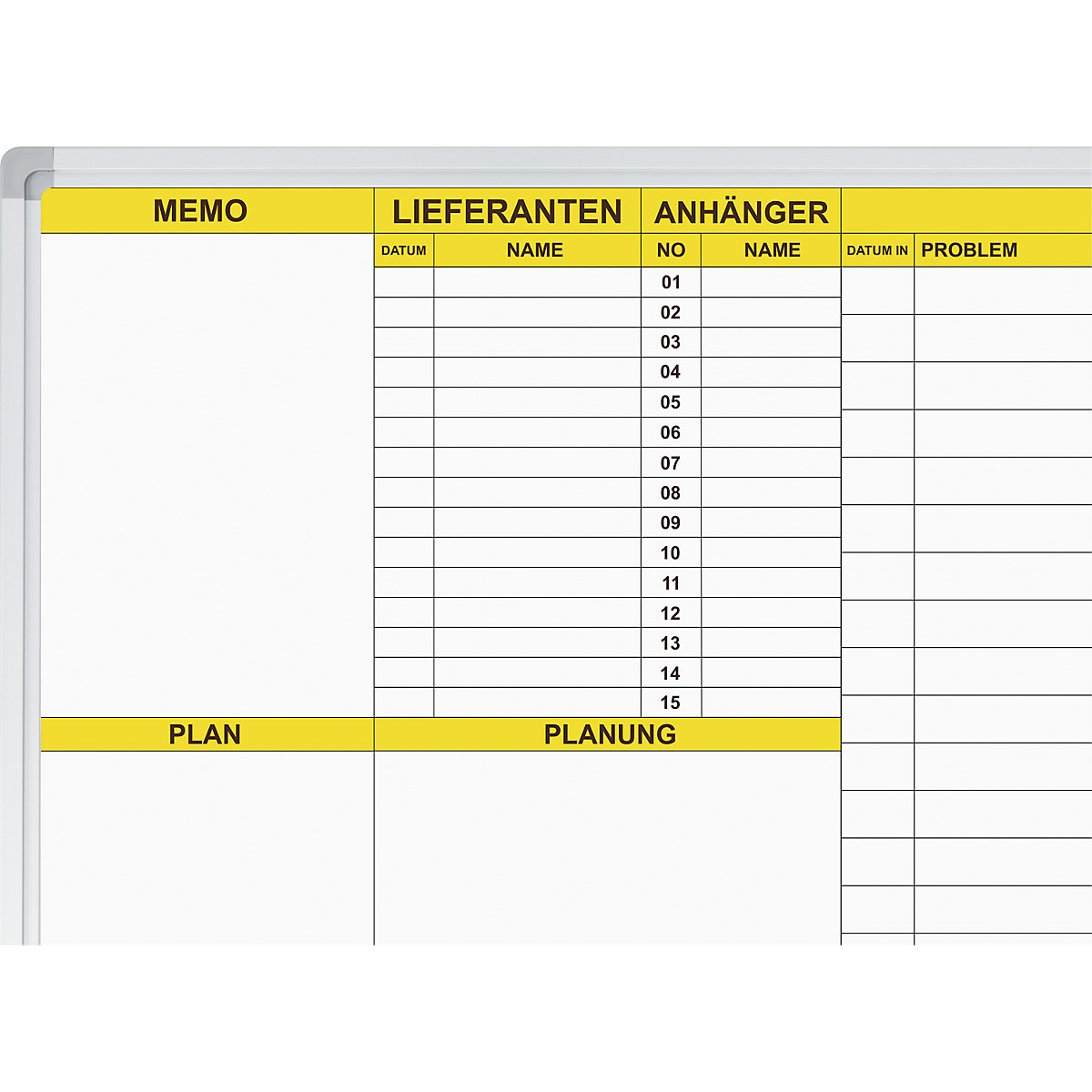 Tableau blanc à impression personnalisée – eurokraft pro (Illustration du produit 15)-14