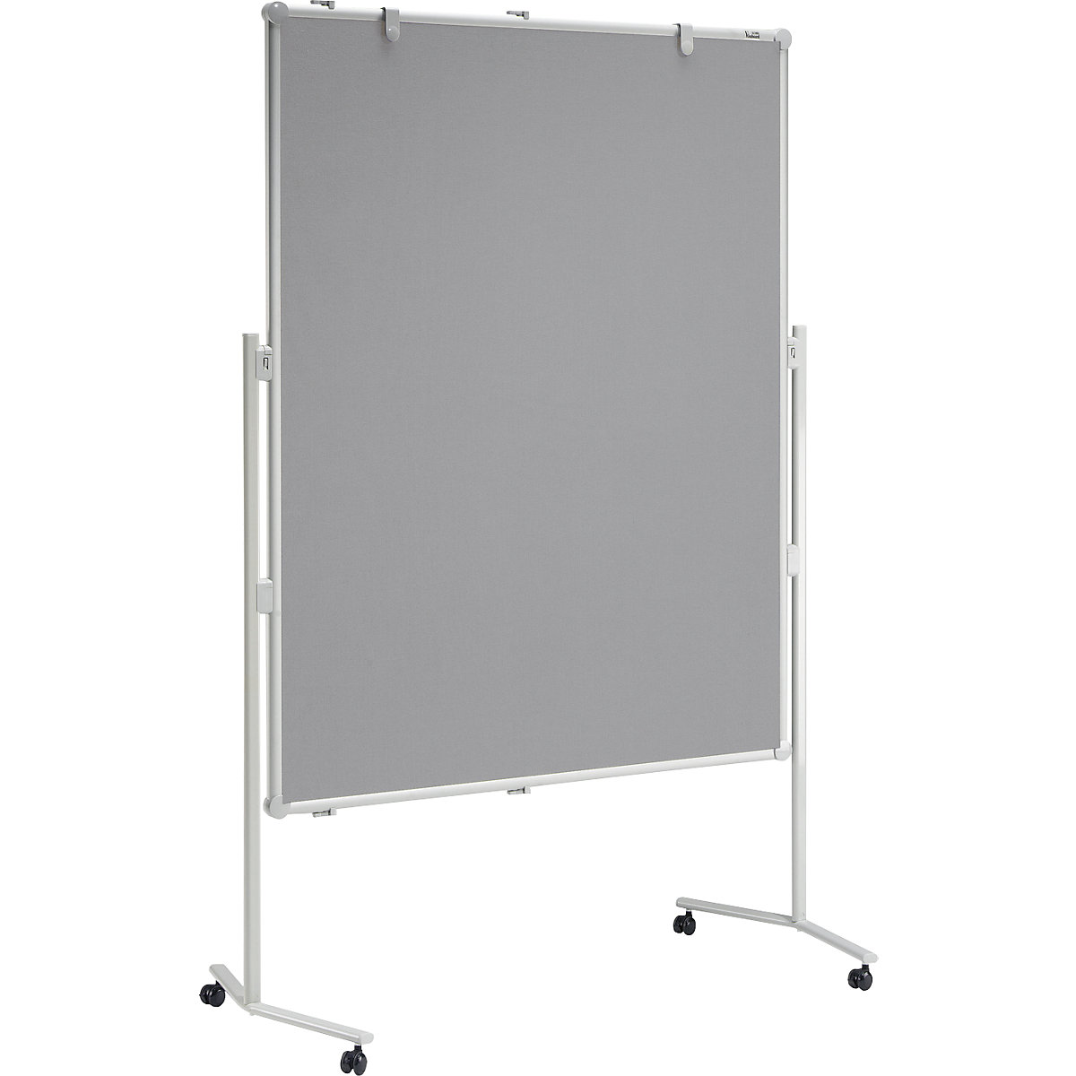 Tableau de conférence MAULpro – MAUL, surface en tissu, gris, l x h 1200 x 1500 mm-5