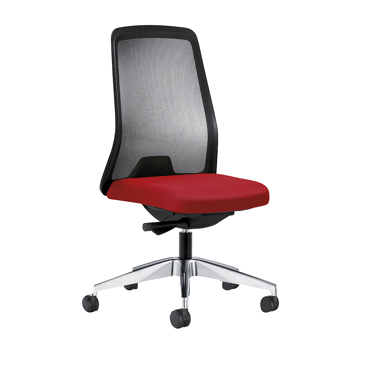 Krzesło obrotowe dla operatora EVERY, oparcie siatkowe, czarne – interstuhl (Zdjęcie produktu 8)-7