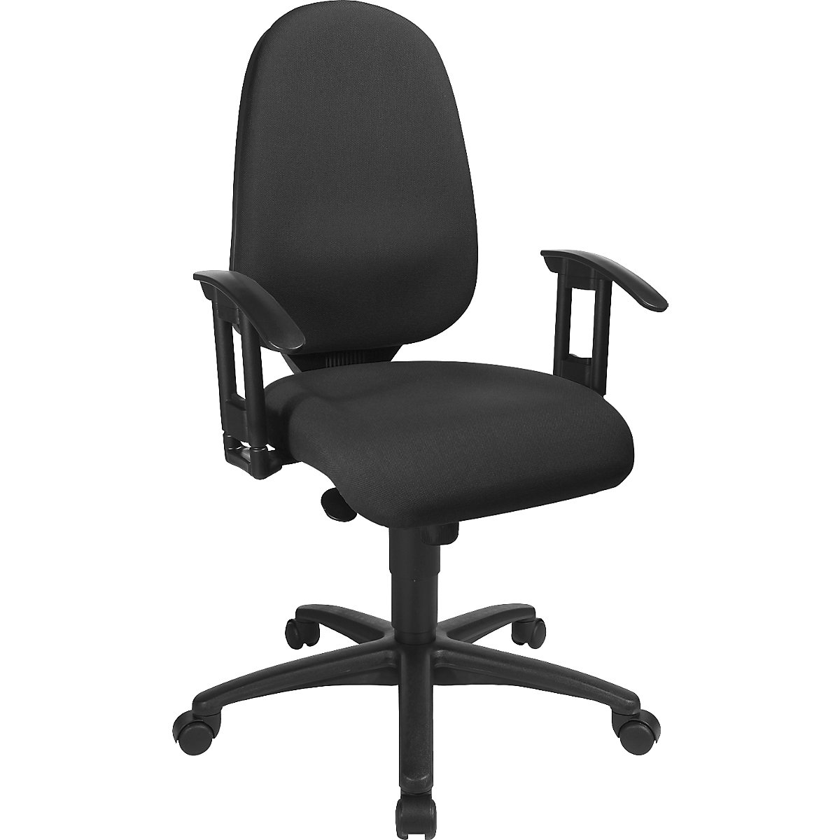 Krzesło obrotowe z podporą lędźwi, mechanizm synchroniczny, siedzisko z podporą lędźwi – Topstar (Zdjęcie produktu 66)-65