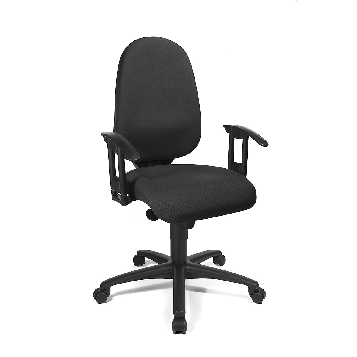Krzesło obrotowe z podporą lędźwi, mechanizm synchroniczny, siedzisko z podporą lędźwi – Topstar (Zdjęcie produktu 67)-66