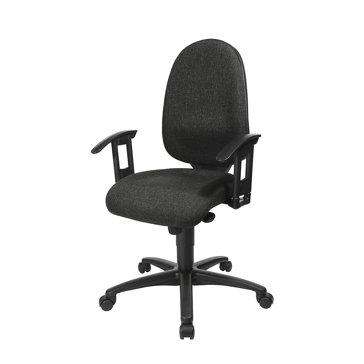 Krzesło obrotowe z podporą lędźwi, mechanizm synchroniczny, siedzisko z podporą lędźwi – Topstar (Zdjęcie produktu 57)-56