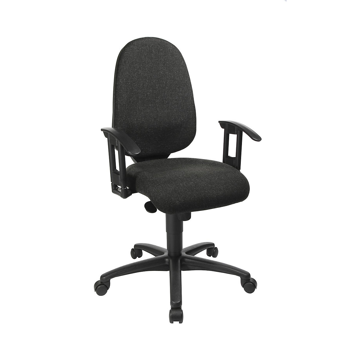 Krzesło obrotowe z podporą lędźwi, mechanizm synchroniczny, siedzisko z podporą lędźwi – Topstar (Zdjęcie produktu 60)-59