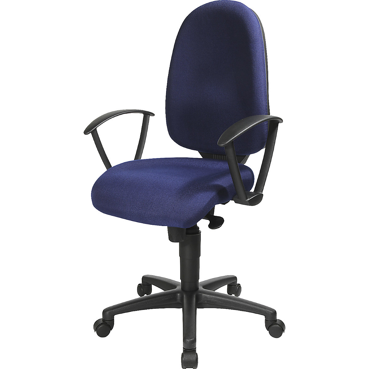 Krzesło obrotowe z podporą lędźwi, mechanizm synchroniczny, siedzisko z podporą lędźwi – Topstar (Zdjęcie produktu 37)-36