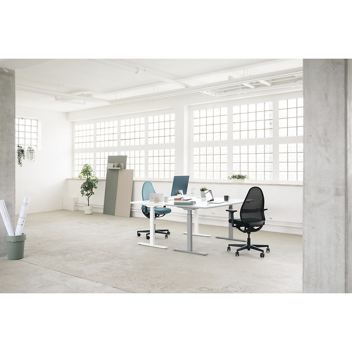 Obrotowe krzesło biurowe SOFT SITNESS ART – Topstar (Zdjęcie produktu 5)-4