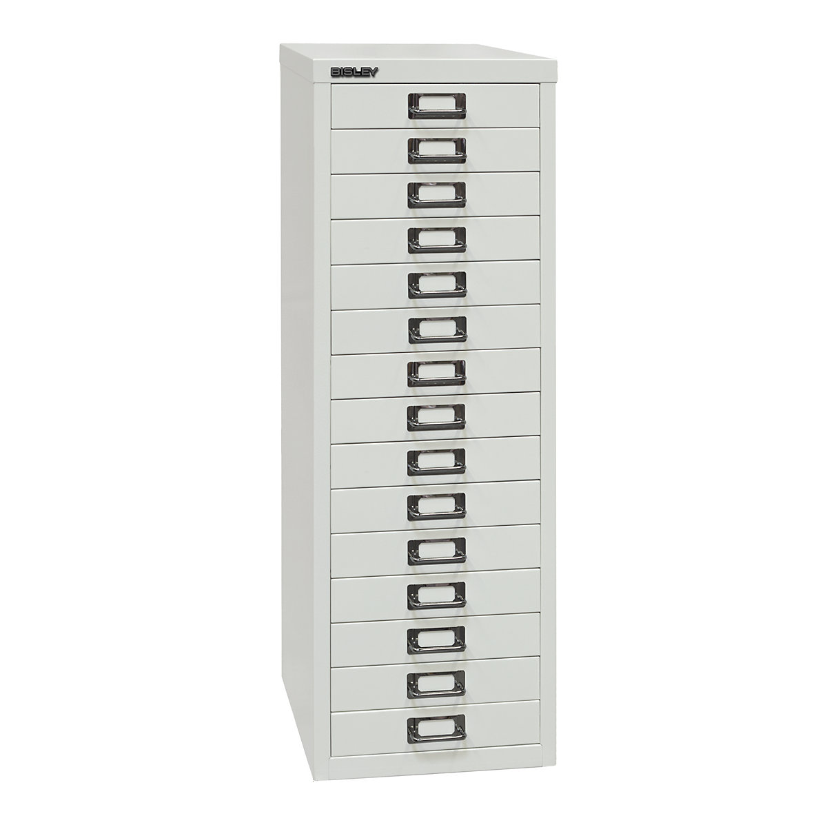 MultiDrawer™ seria 39 – BISLEY, DIN A4, 15 szuflad, jasnoszary-9