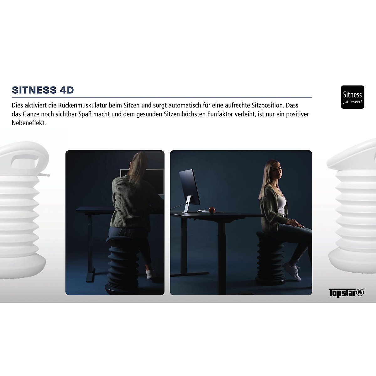 Taboret Sitness 4D – Topstar (Zdjęcie produktu 6)-5