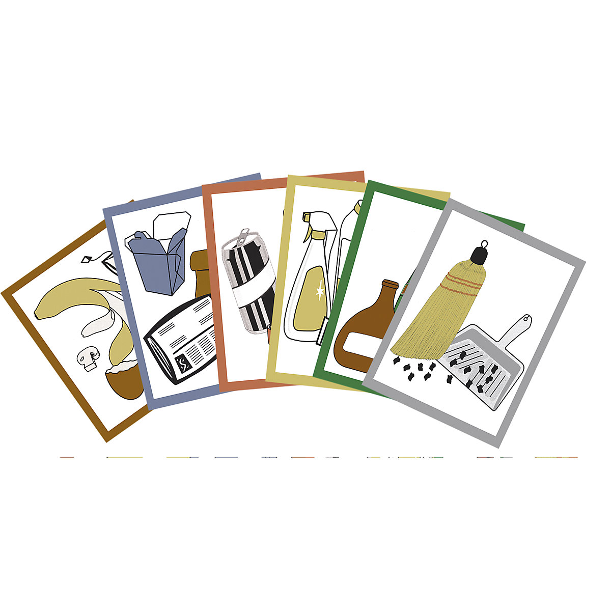 Juego de adhesivos, de colores