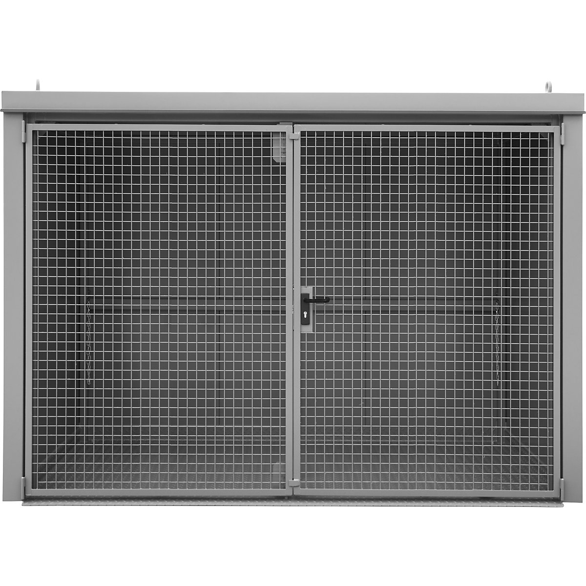 Contenedor para bombonas de gas, resistente al fuego – eurokraft pro (Imagen del producto 2)-1