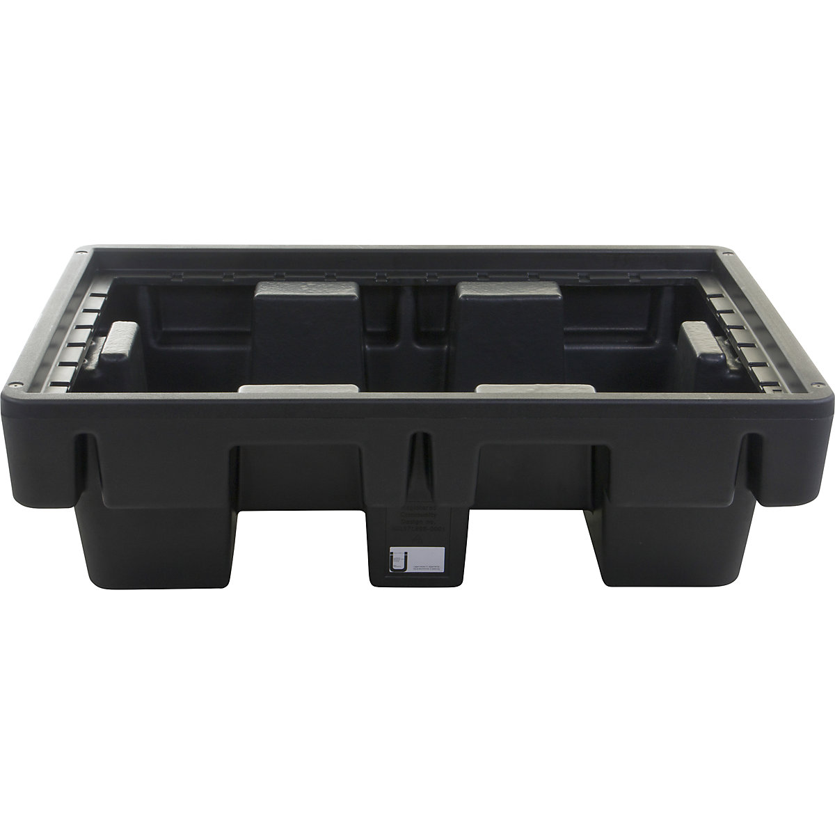 Cubeta colectora de PE para 2 bidones de 200 l (Imagen del producto 2)-1