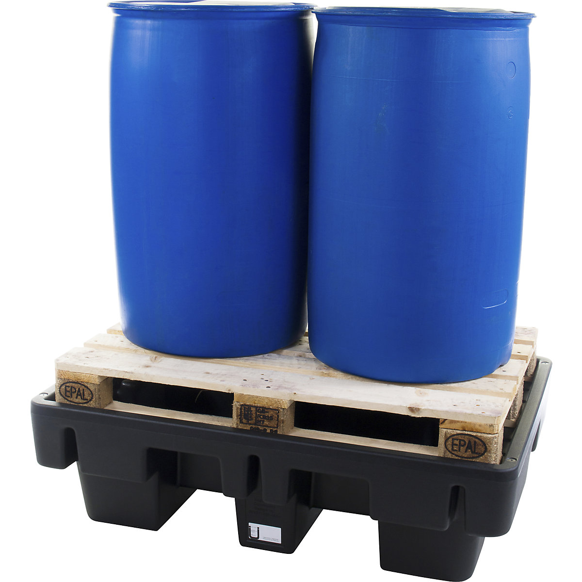 Cubeta colectora de PE para 2 bidones de 200 l (Imagen del producto 4)-3
