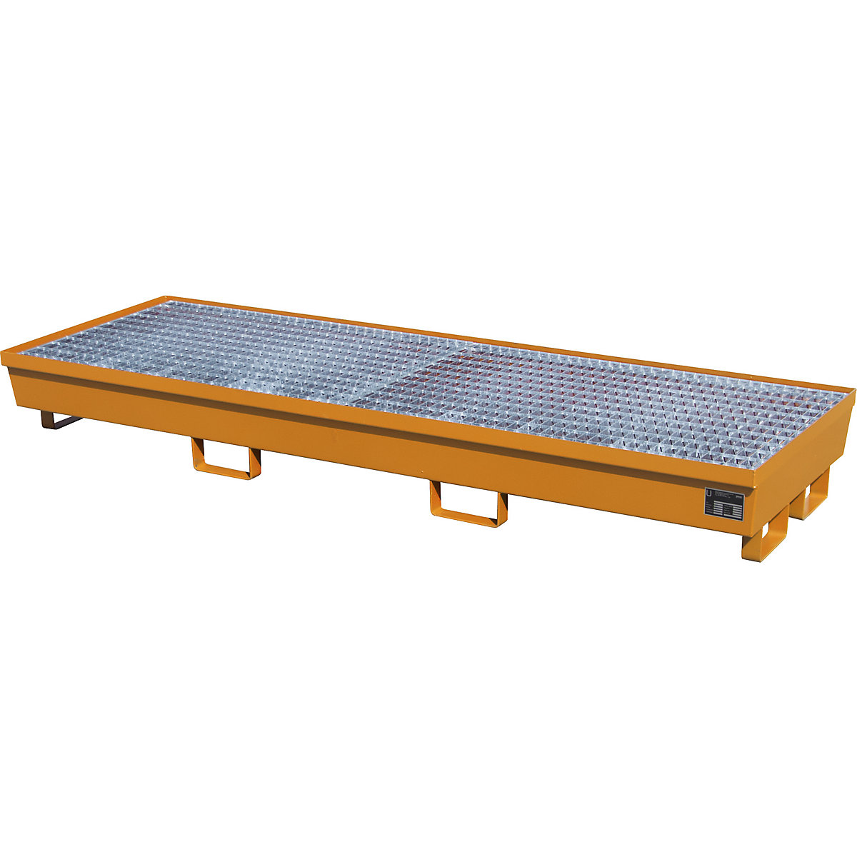 Cubeta colectora de acero con borde perfilado – eurokraft pro