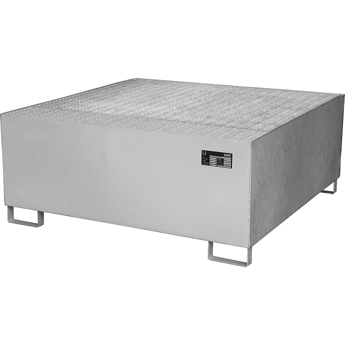 Cubeta colectora de acero inoxidable – eurokraft pro (Imagen del producto 3)-2