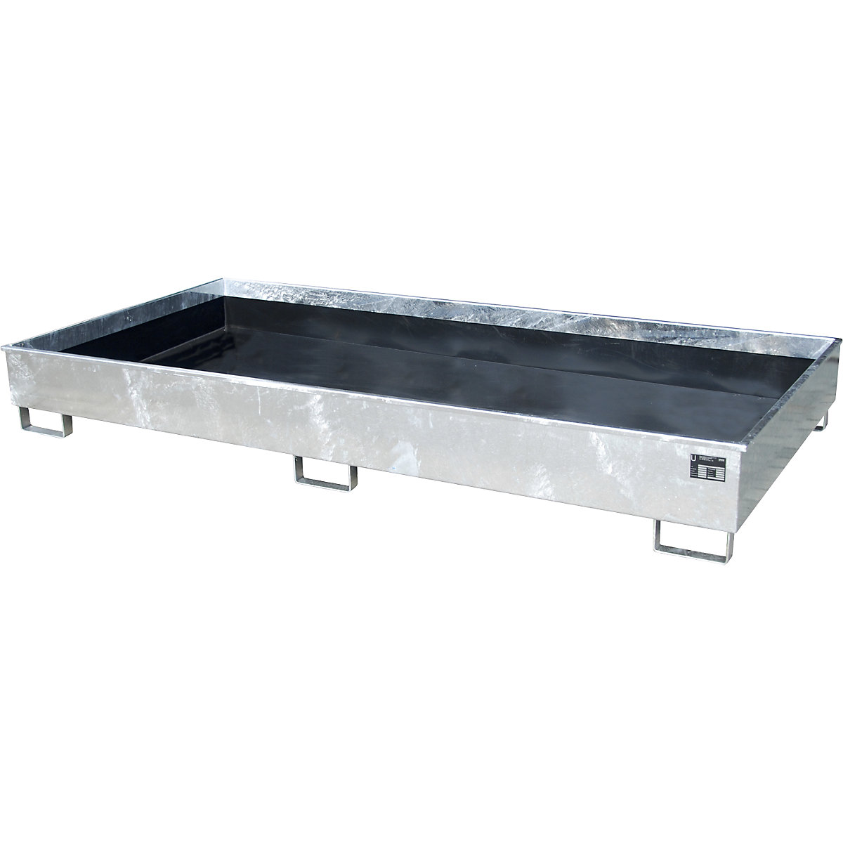 Cubeta de fondo con recipiente interior de PE para estanterías &ndash; eurokraft pro