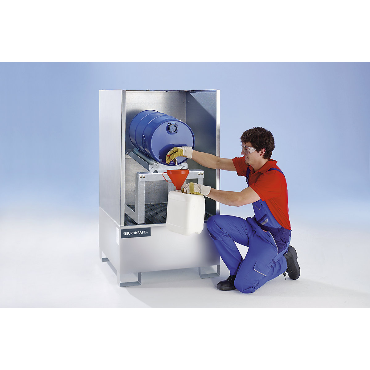 Caballete para bidones – eurokraft pro (Imagen del producto 2)-1