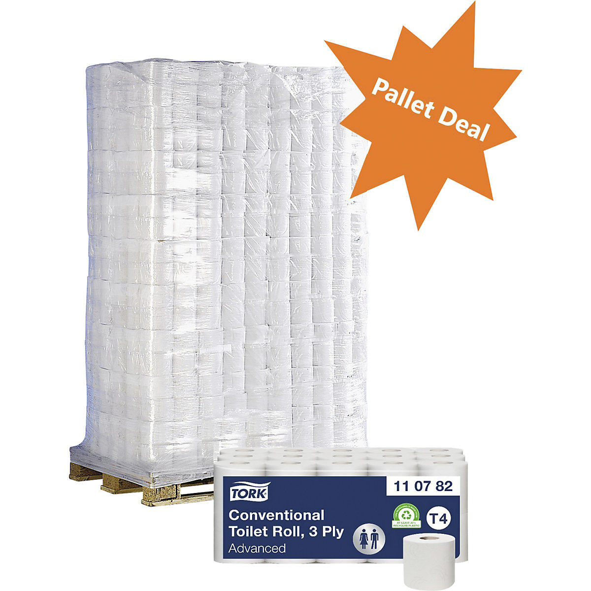 Papel higiénico, rollo doméstico &ndash; TORK