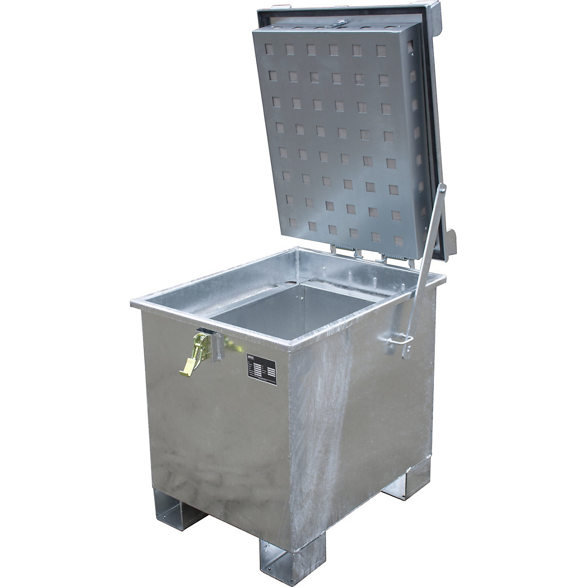 Recipiente de almacenamiento para baterías y pilas de iones de litio – eurokraft pro (Imagen del producto 4)-3