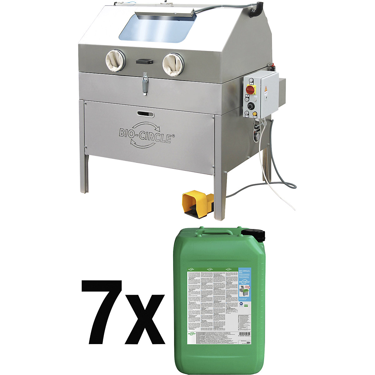 Dispositivo para la limpieza de piezas HP VIGO – Bio-Circle