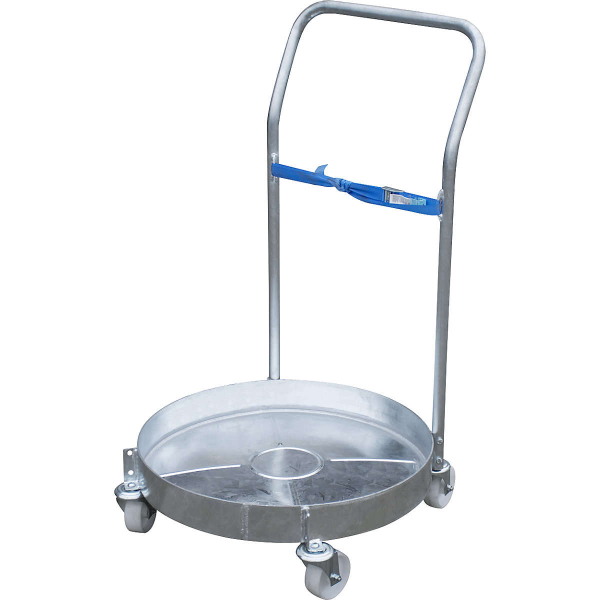 Carro para bidones, galvanizado &ndash; eurokraft pro