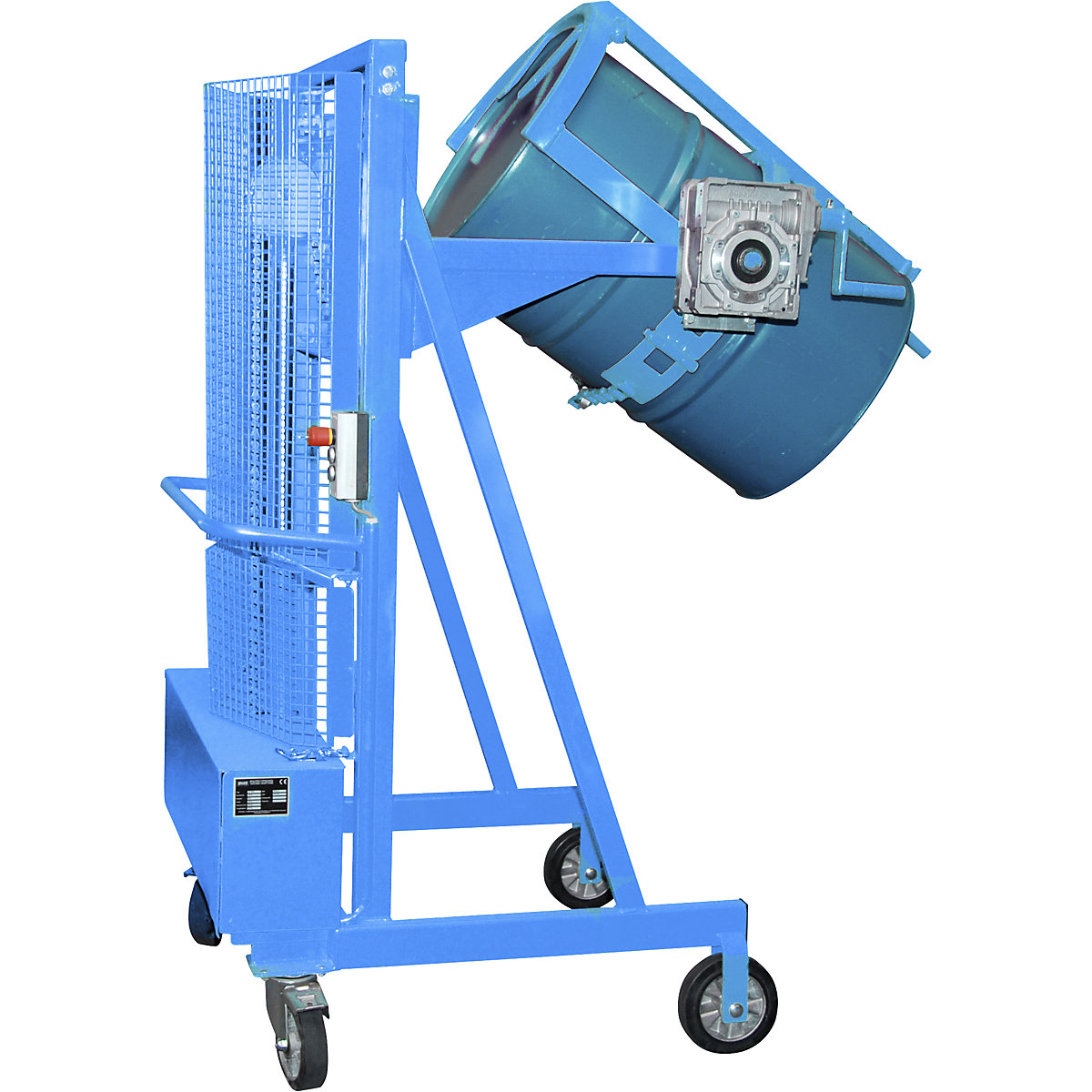 Dispositivo de elevación y volcado de bidones Liftomat L/E &ndash; eurokraft pro