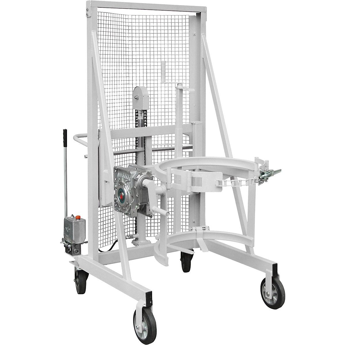 Dispositivo de elevación y volcado de bidones Liftomat L/M &ndash; eurokraft pro