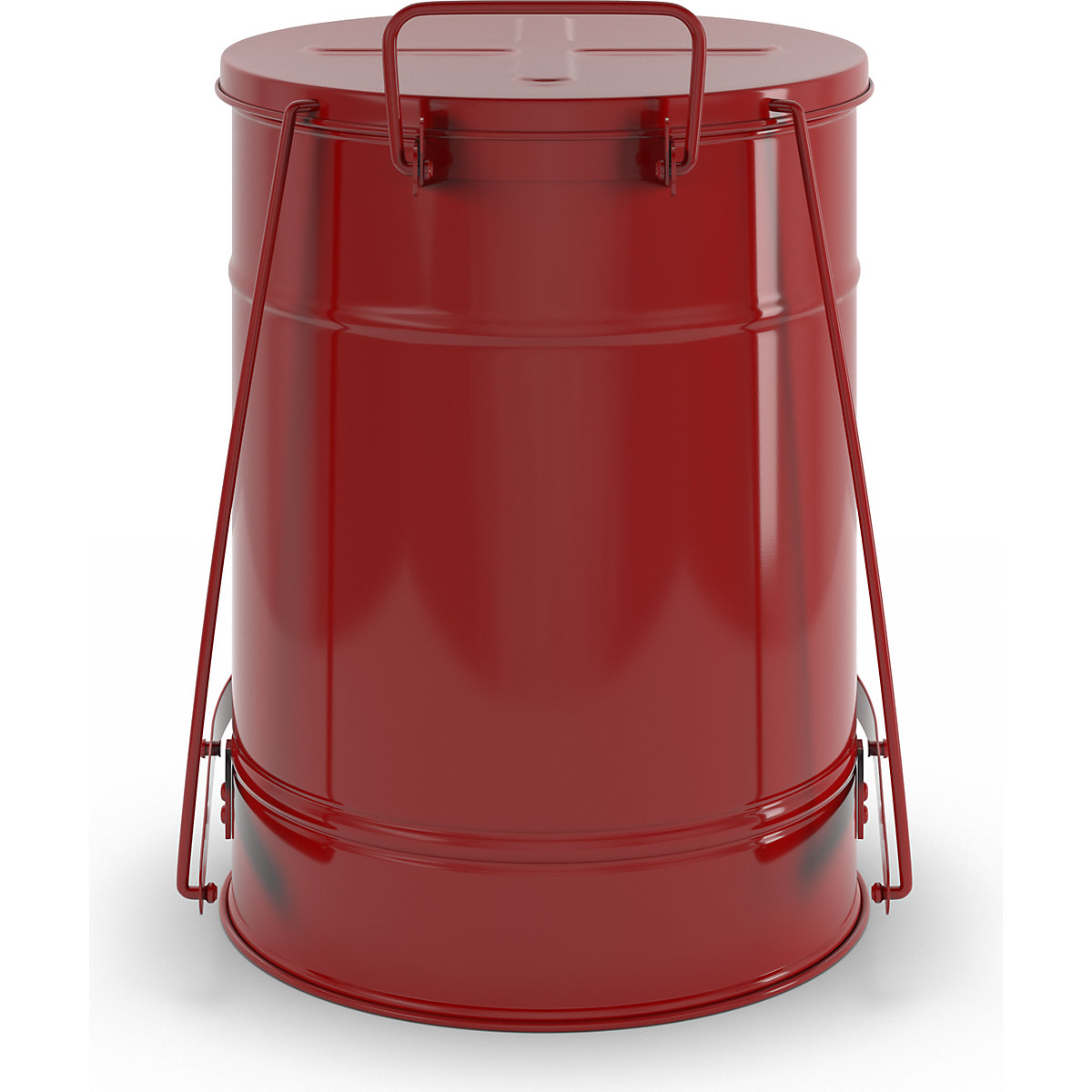 Contenedor de protección contra incendios, chapa de acero – Justrite (Imagen del producto 6)-5