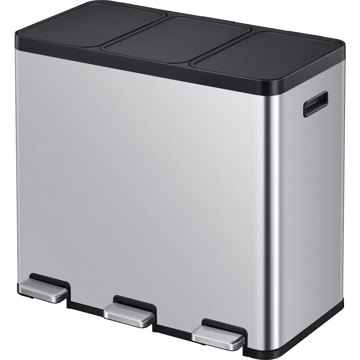 Cubo de basura con pedal Recycler, acero &ndash; EKO