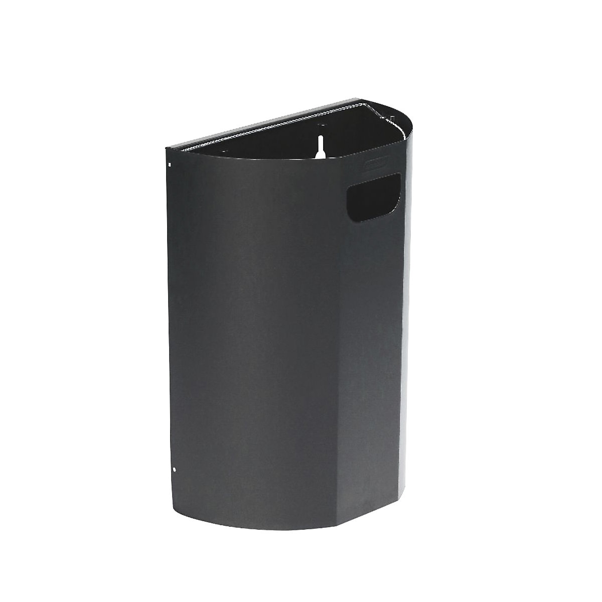 Recipiente mural para residuos, semicircular – Probbax (Imagen del producto 18)-17