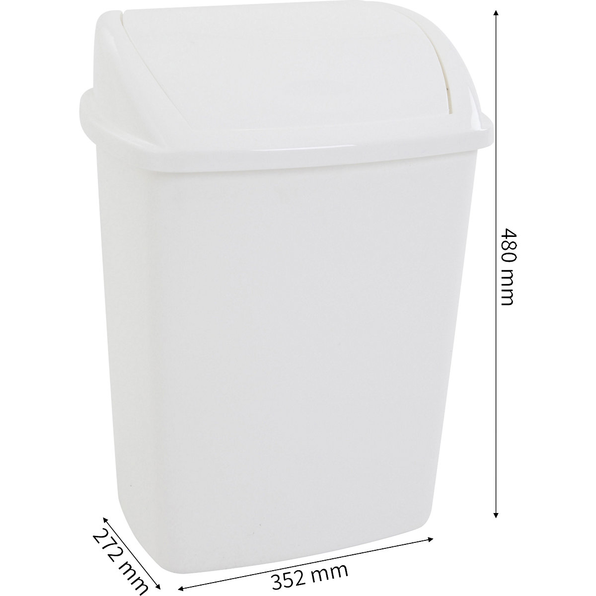 Recipiente para residuos con tapa oscilante (Imagen del producto 2)-1